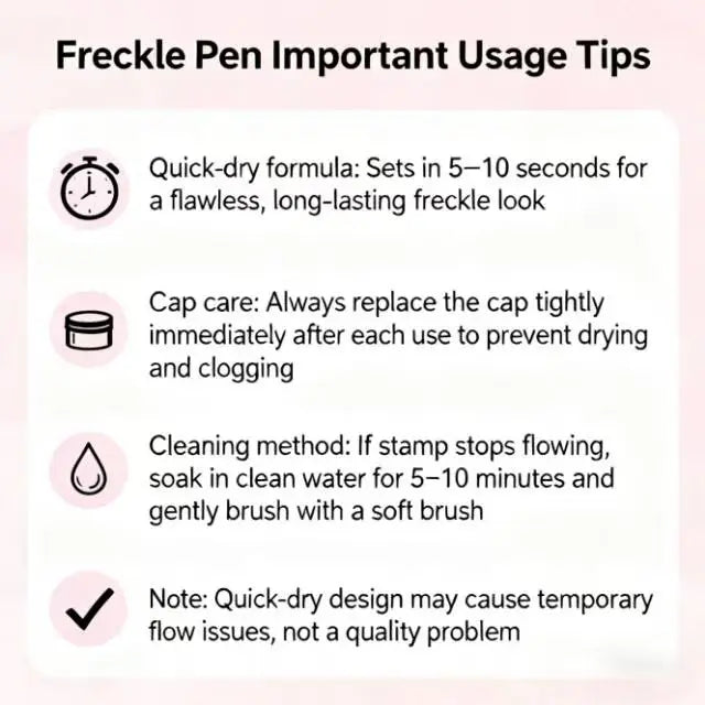 3-in-1 Dual-Ended Waterproof Freckles Pen