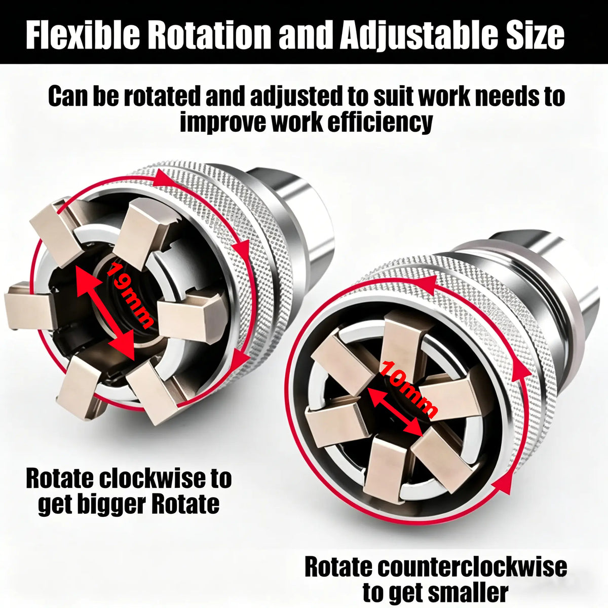 Universal Socket Wrench Tool for Ratchet Power Drill and Home Repair