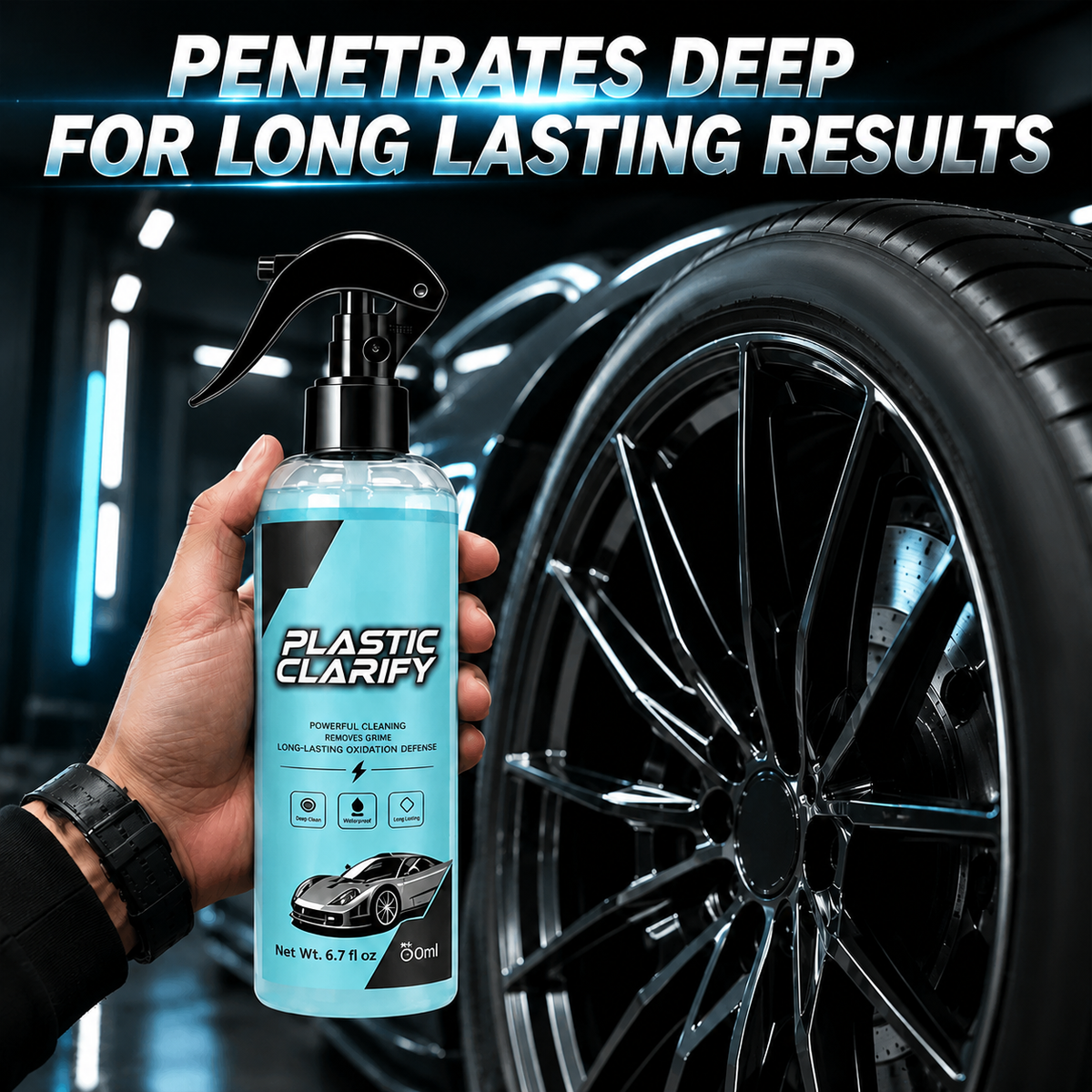 Car Plastic Shine and Restoration Polish