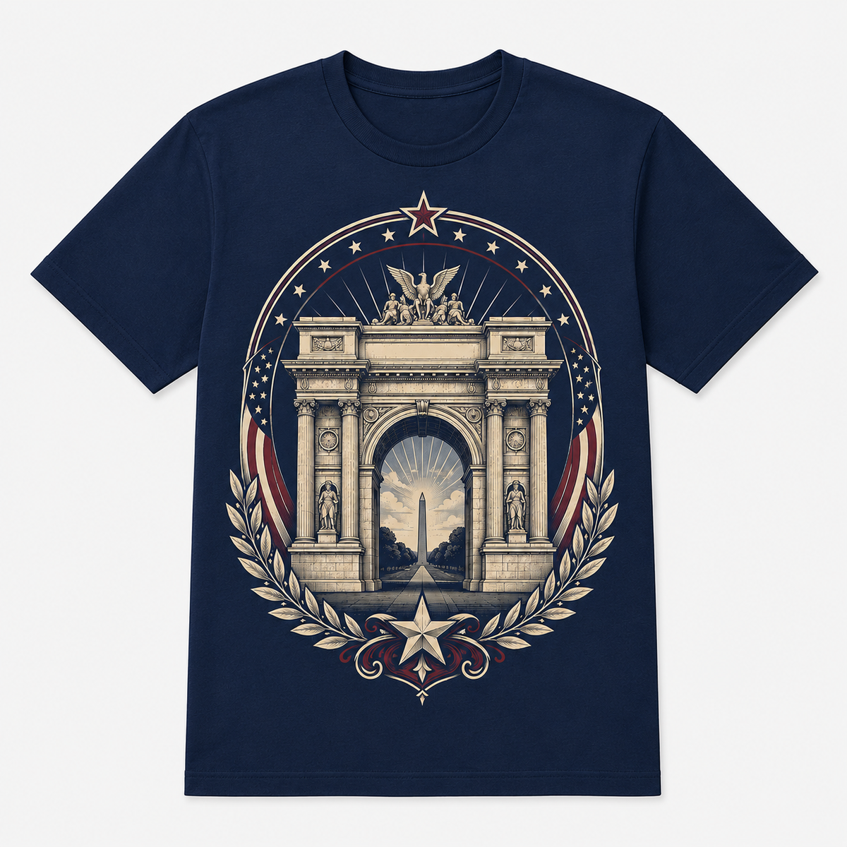American Victory Arch Graphic T-Shirt
