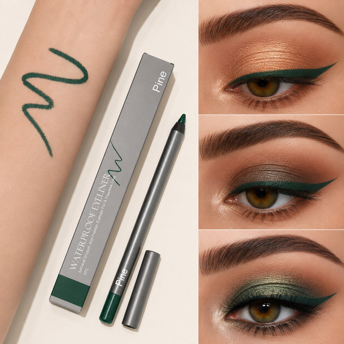 Precision Waterproof Vegan 24 Hour Long Lasting Eyeliner