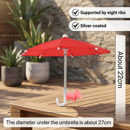 Universal Phone Umbrella Sun Shade Stand with Suction Cup