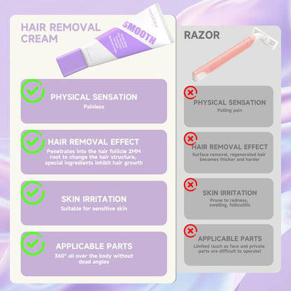 Pain-Free Bikini Hair Removal Cream for Sensitive Skin