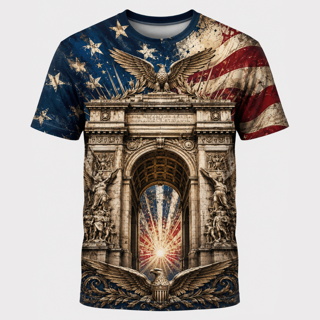 American Victory Arch Graphic T-Shirt