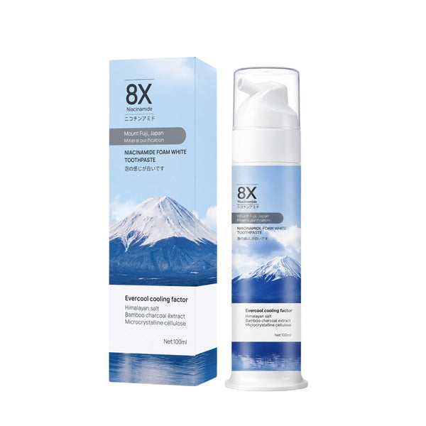 Femmekin Niacinamide Foaming Whitening Toothpaste 8X - Fresh Breath & Stain Removal
