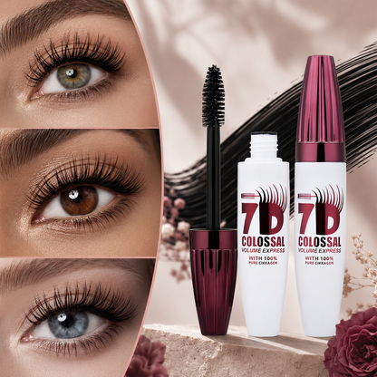 7D Waterproof Mascara 24H Long Lasting Volume & Curl