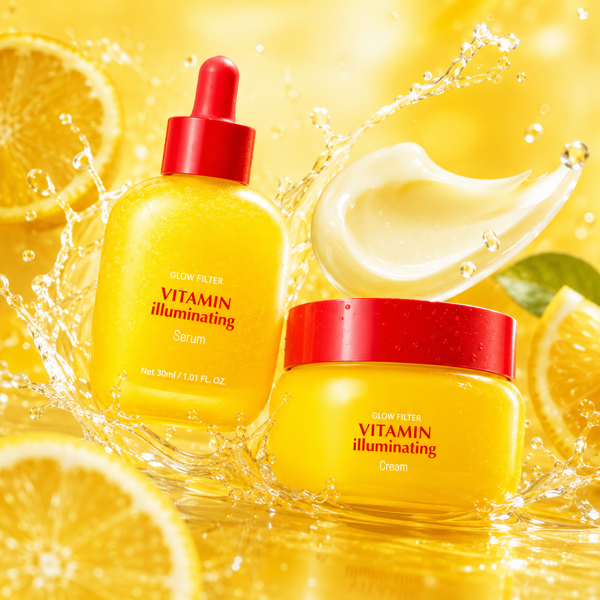 Vitamin Brightening Serum & Cream Duo