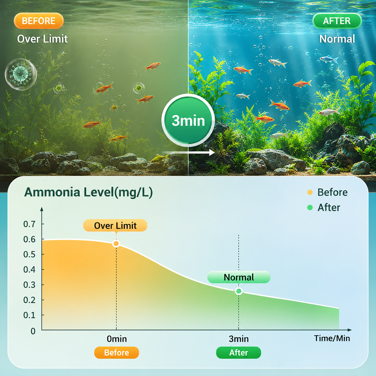 Powerful Aquarium Water Purification Tablet