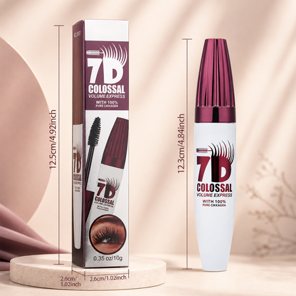 7D Waterproof Mascara 24H Long Lasting Volume & Curl