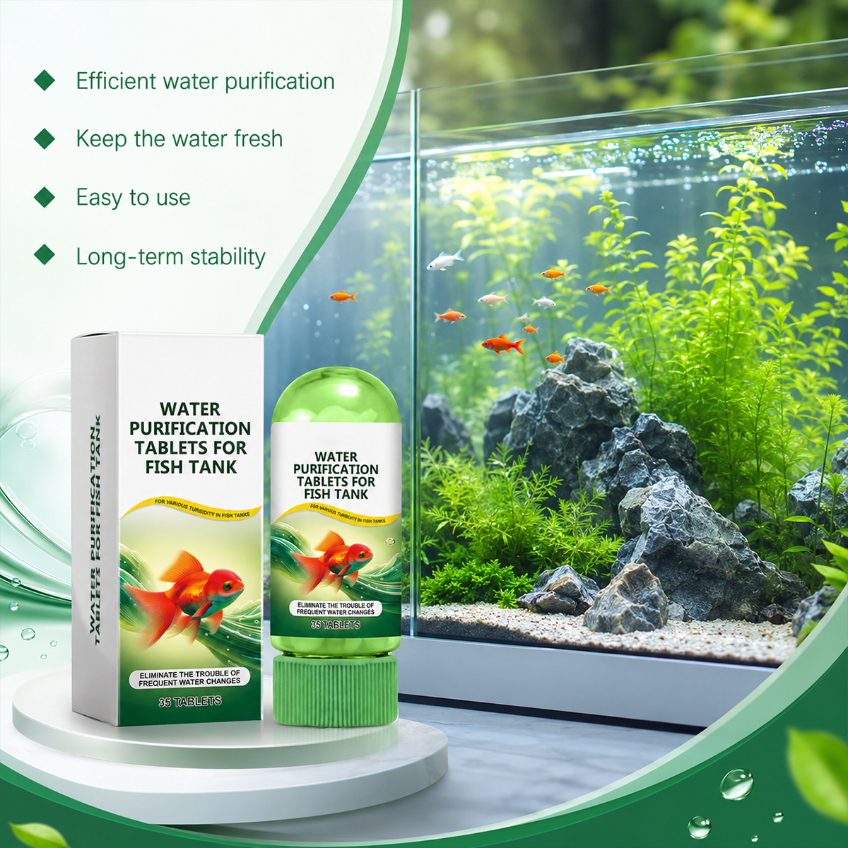 Powerful Aquarium Water Purification Tablet