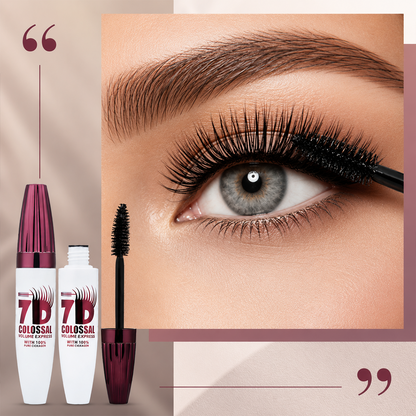 7D Waterproof Mascara 24H Long Lasting Volume & Curl