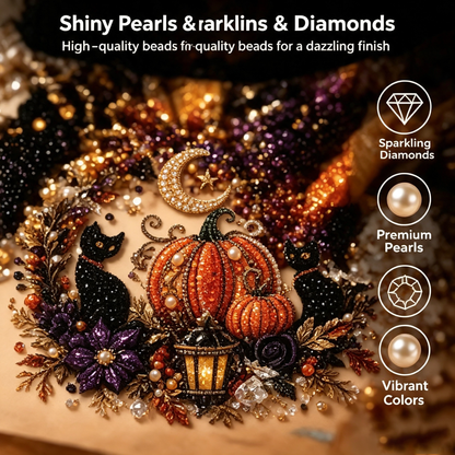 🎃 Halloween Pearl Art Kit™ | Premium DIY Crystal Bead Decoration