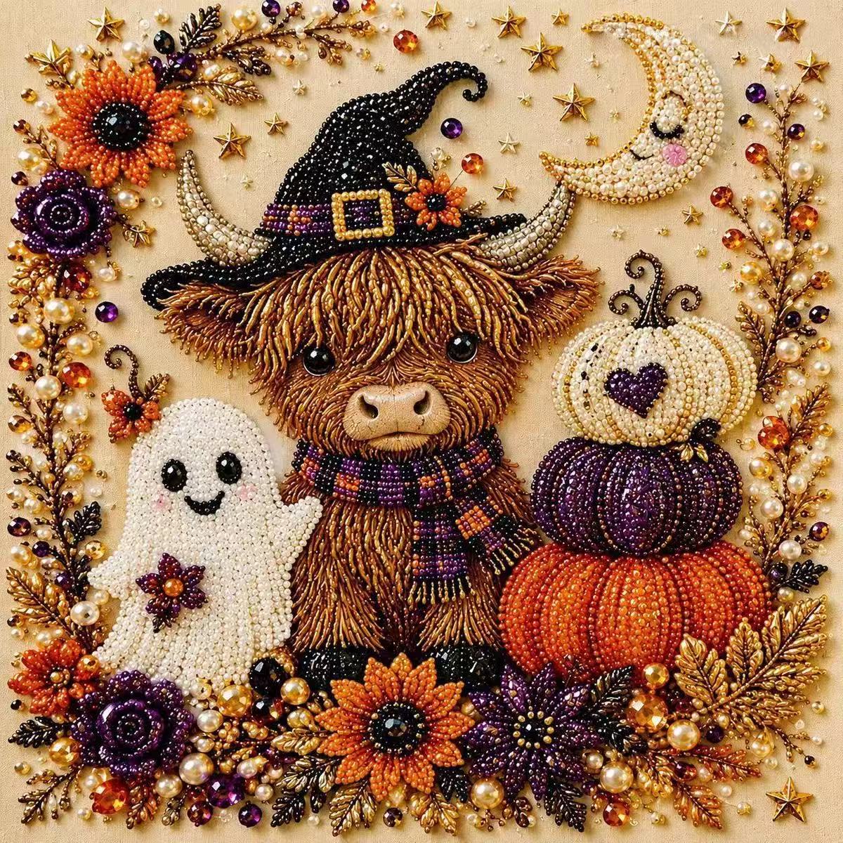 🎃 Halloween Pearl Art Kit™ | Premium DIY Crystal Bead Decoration