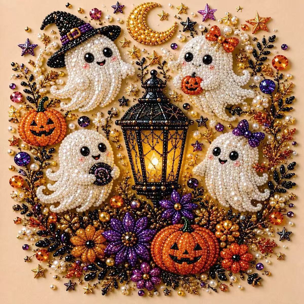 🎃 Halloween Pearl Art Kit™ | Premium DIY Crystal Bead Decoration