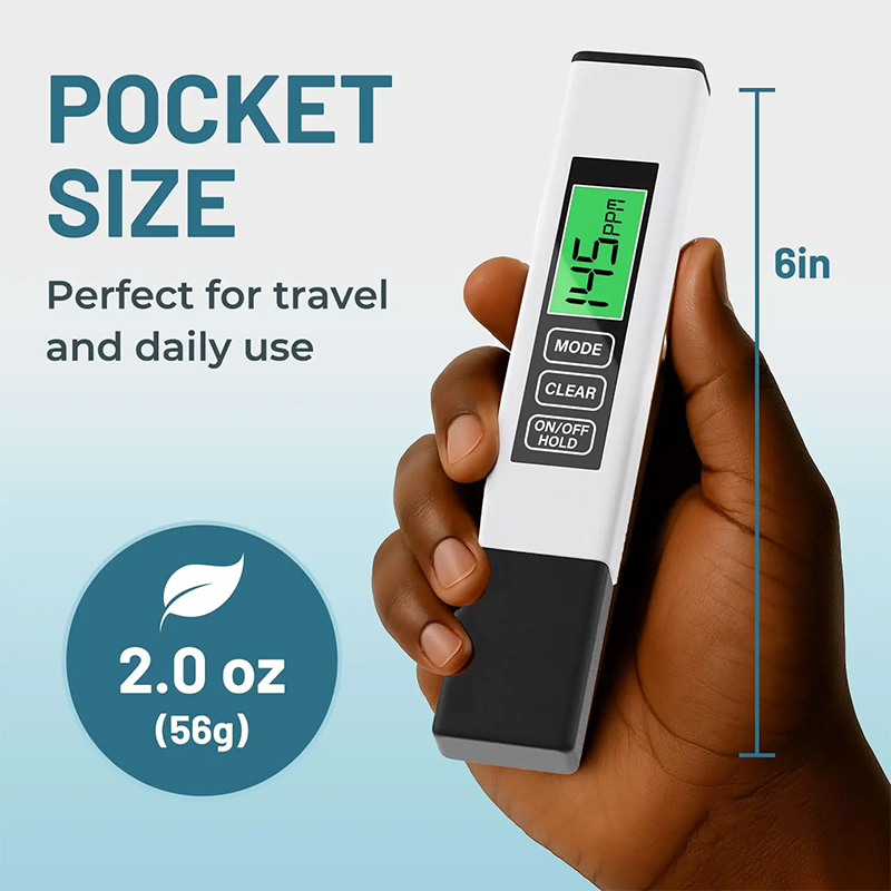 Handheld 4-in-1 Water Testing Meter for Home Use