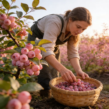 Grow Sweet Pink Blueberries at Home