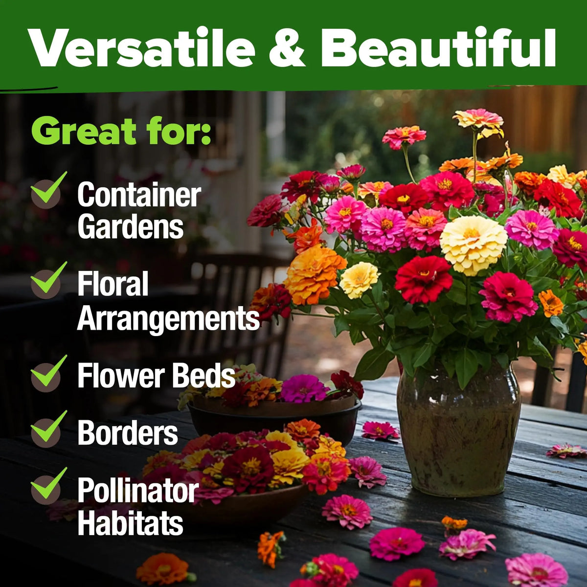 Zinnia Flower Seeds for Planting