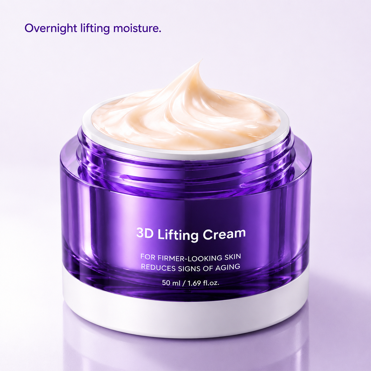 3D Lifting Korean Night Cream for Firming Facial Care
