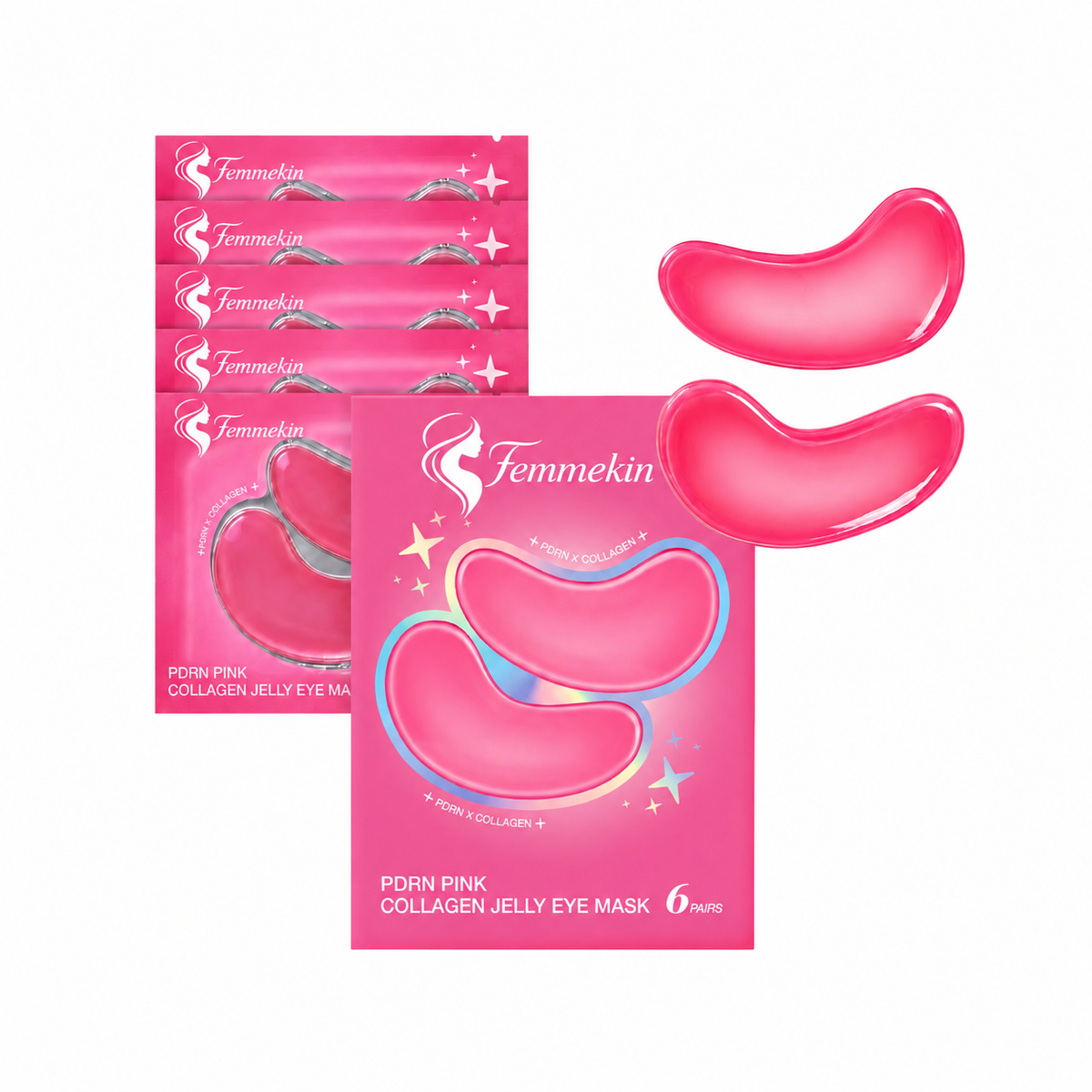Femmekin PDRN Pink Collagen Jelly Eye Mask