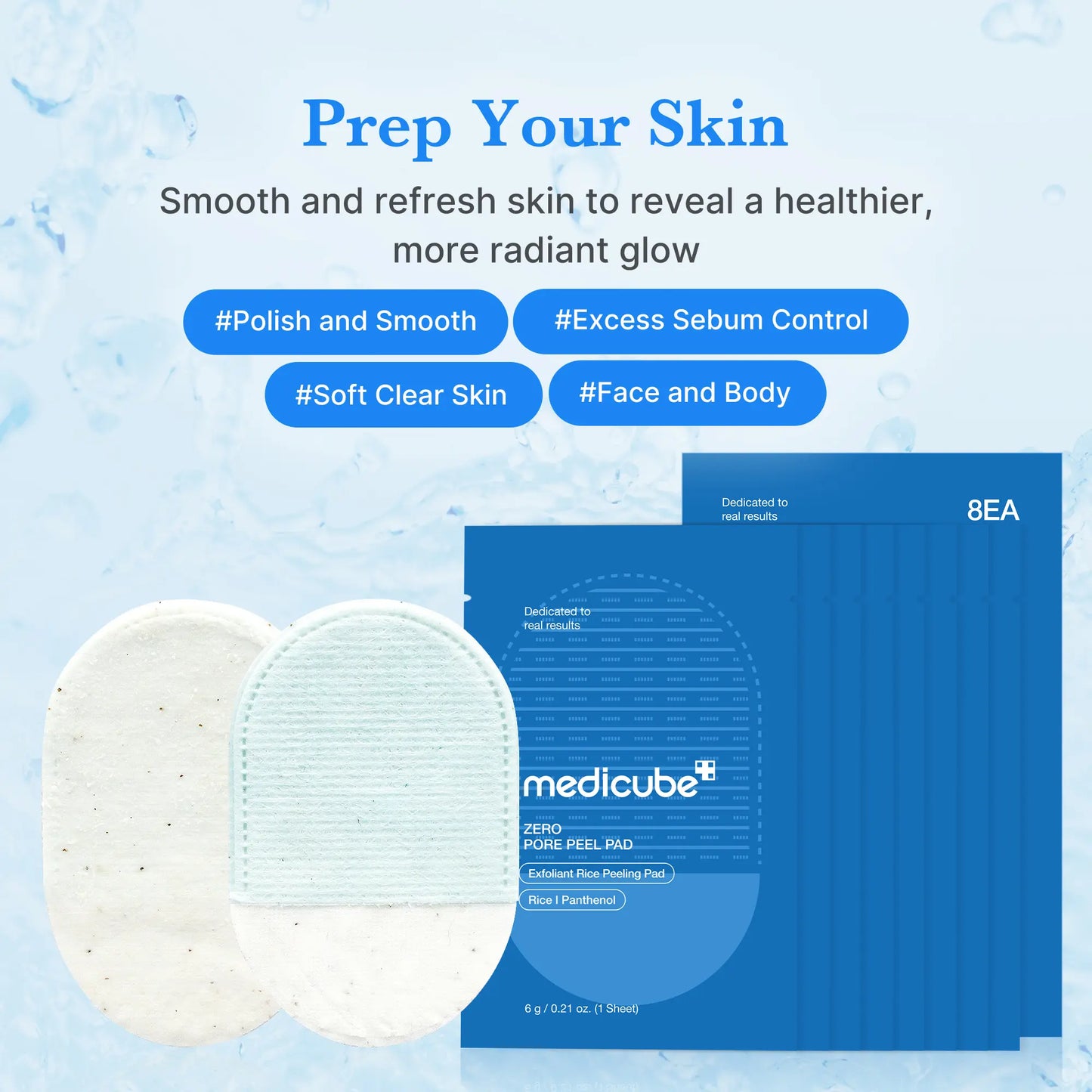 Medicube Body Gommage Exfoliating Pad 8ea for Smooth Skin