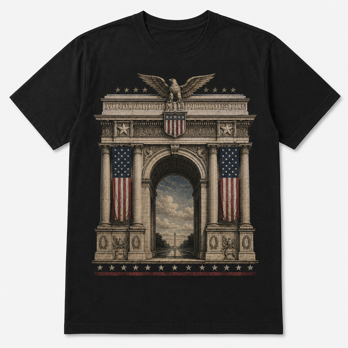 American Victory Arch Graphic T-Shirt