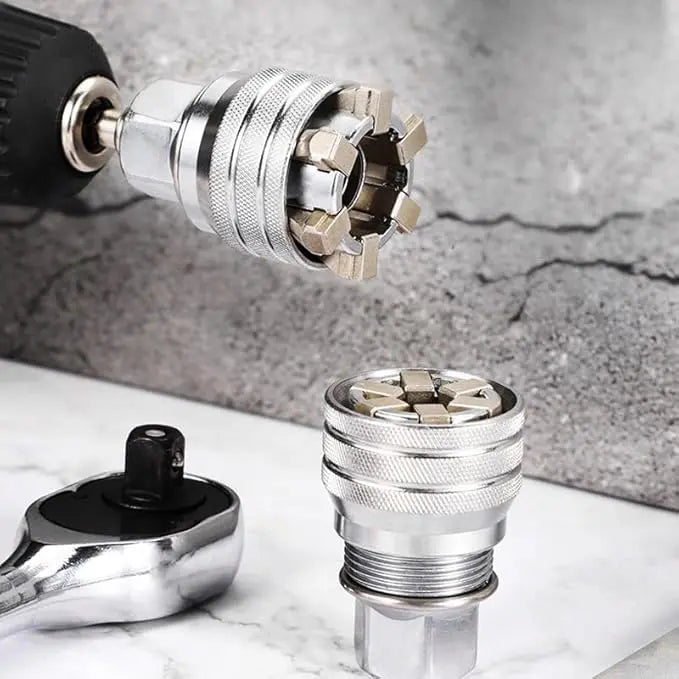 Universal Socket Wrench Tool for Ratchet Power Drill and Home Repair