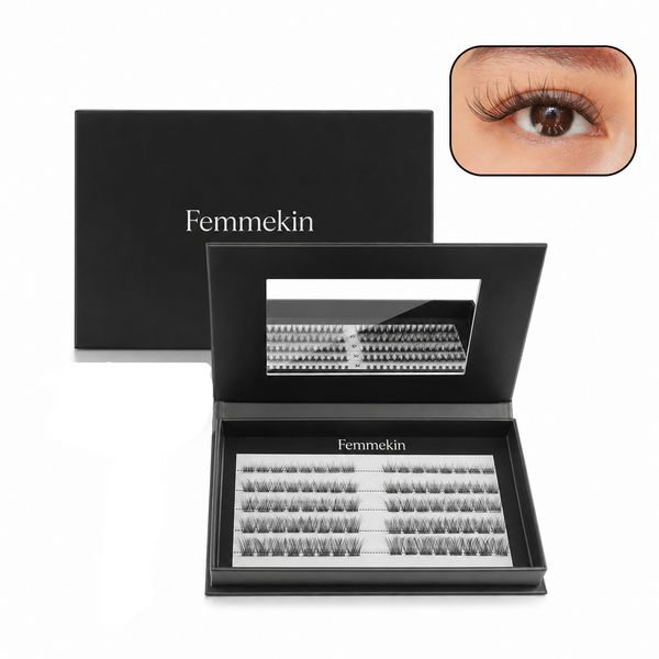 Femmekin No Glue Lash Kit - Self-Adhesive Eyelashes for Effortless Beauty