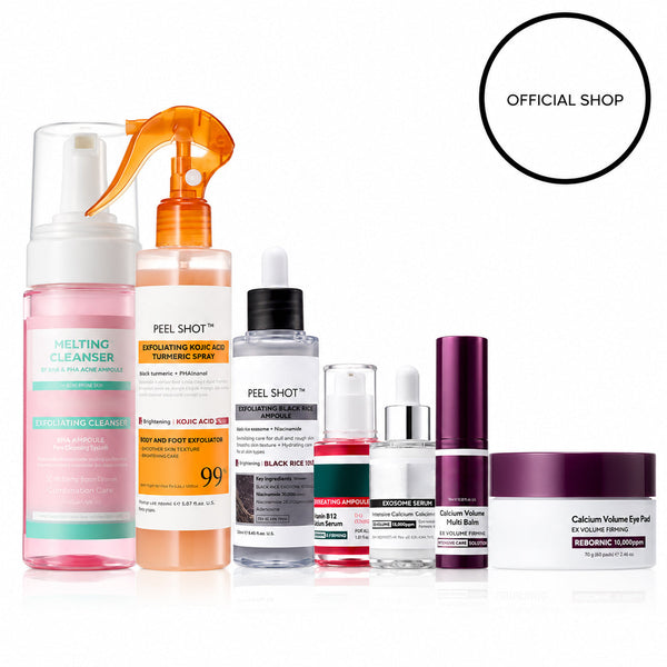 Korean Glow Dark Spot Correcting and Peeling Care Set
