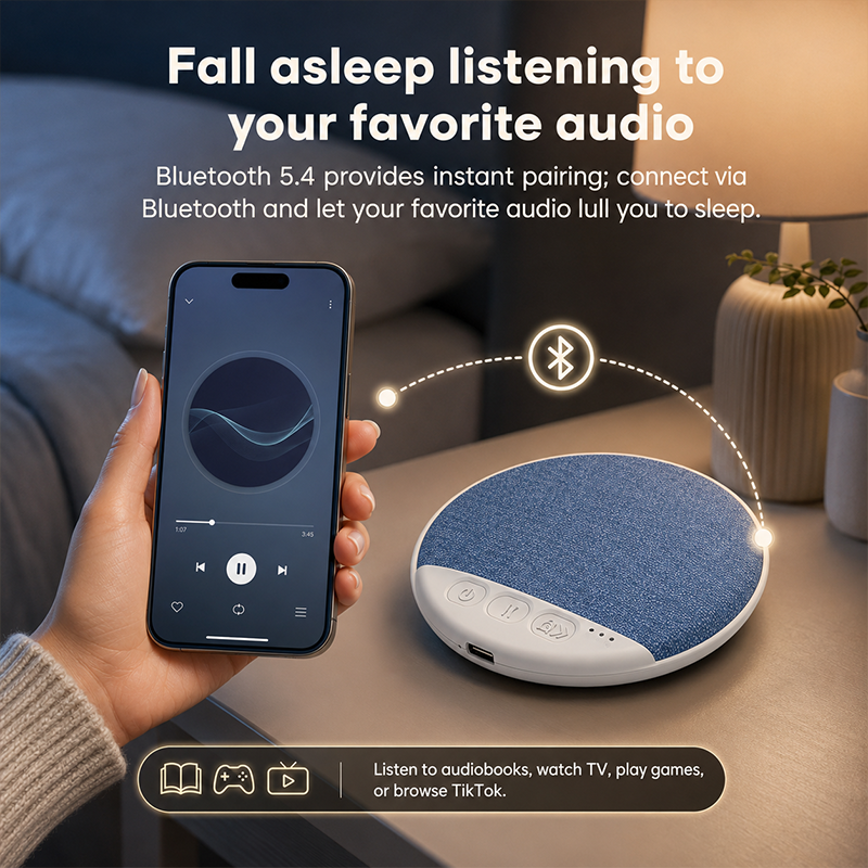 Sleep Under-Pillow Speaker Ultra-Thin Bluetooth Sleep Aid