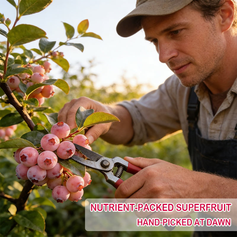 Grow Sweet Pink Blueberries at Home