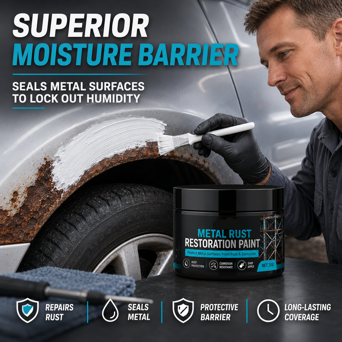 Rust Repair Paste for Metal – Protective Coating