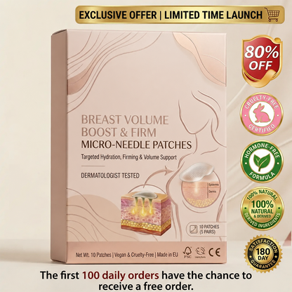 Bust Firming Microneedle Patches for Skin and Shape Support
