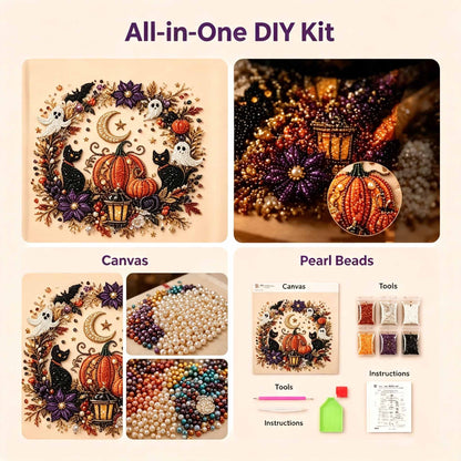 🎃 Halloween Pearl Art Kit™ | Premium DIY Crystal Bead Decoration