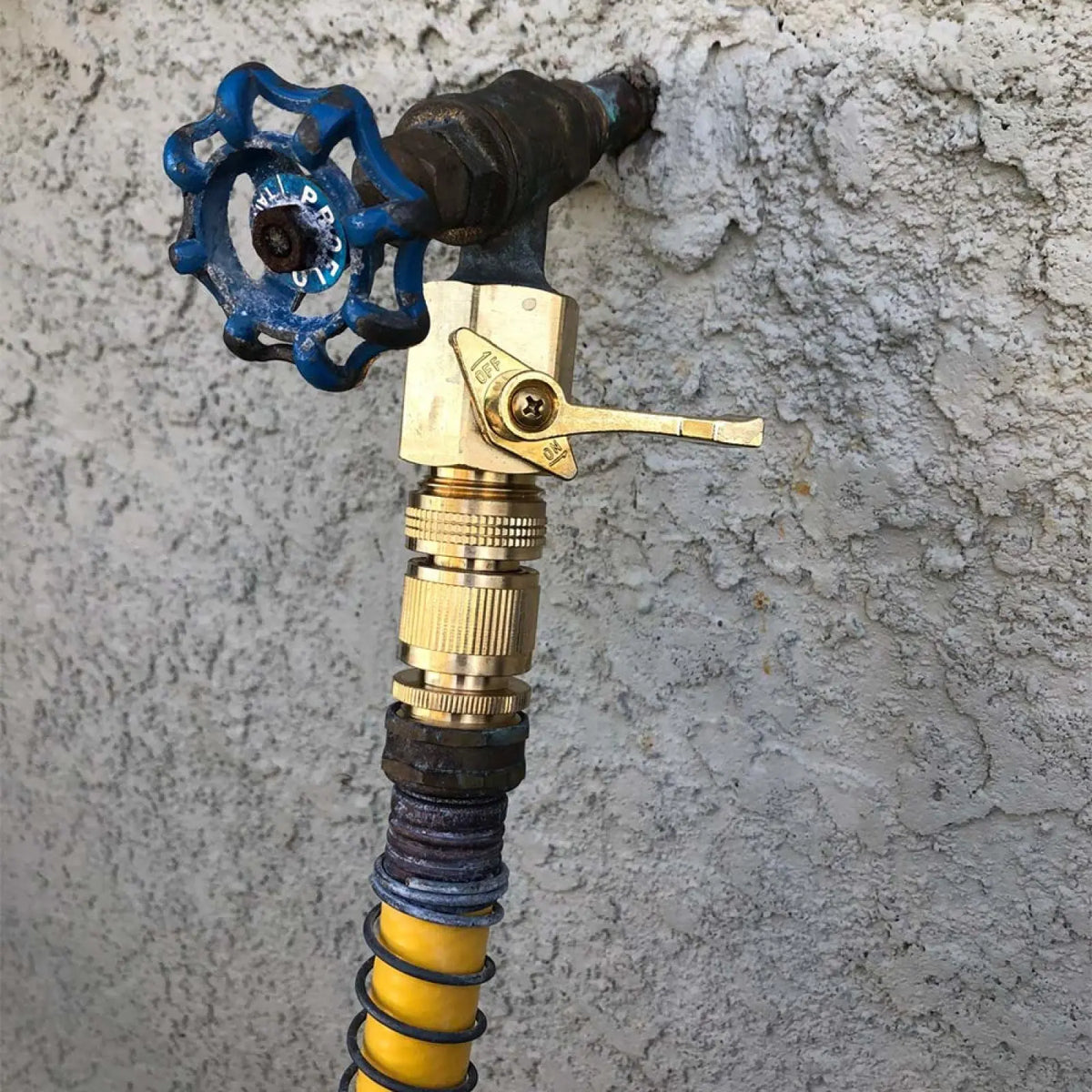 Solid Brass Garden Hose Quick Connector Set No Leak Water Hose Adapter