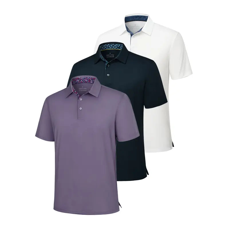 Men’s Polo Shirts - Soft Cotton, Short Sleeve Comfort