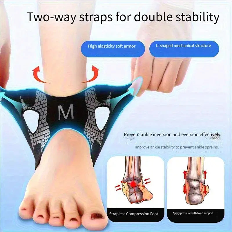Breathable Ankle Support Brace for Sports & Daily Protection