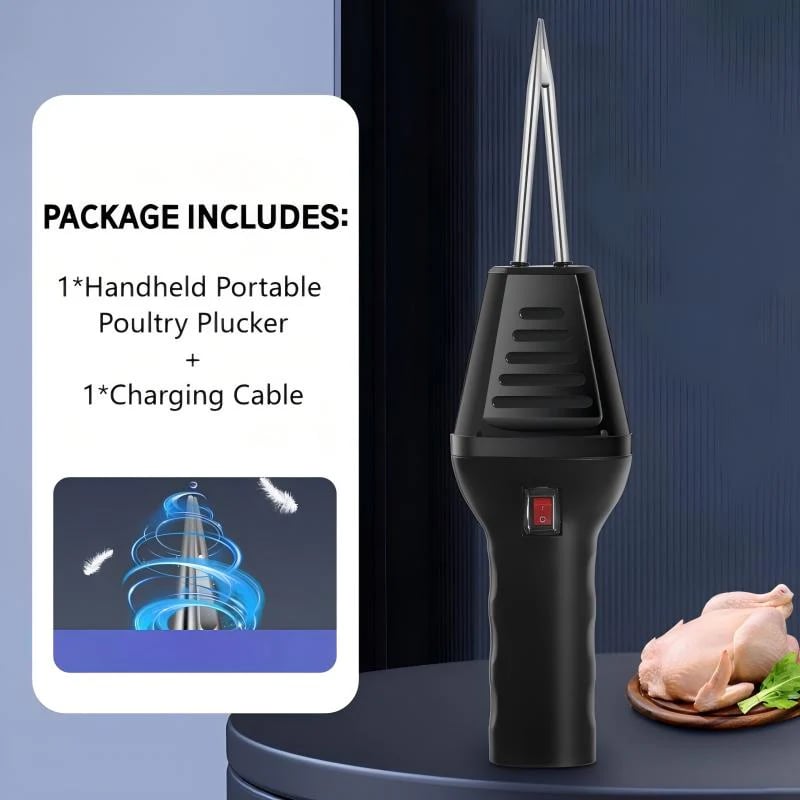 Handheld Portable Poultry Plucker