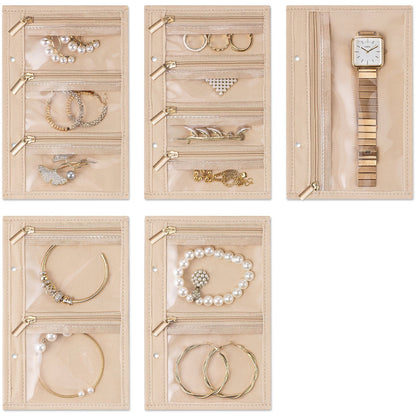 Travel Jewelry Organizer Notebook – Portable Jewelry Storage Case for Rings, Earrings & Necklaces