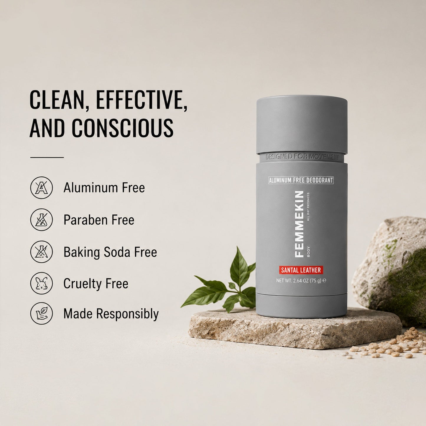Aluminum Free Deodorant With 48 Hour Odor Protection