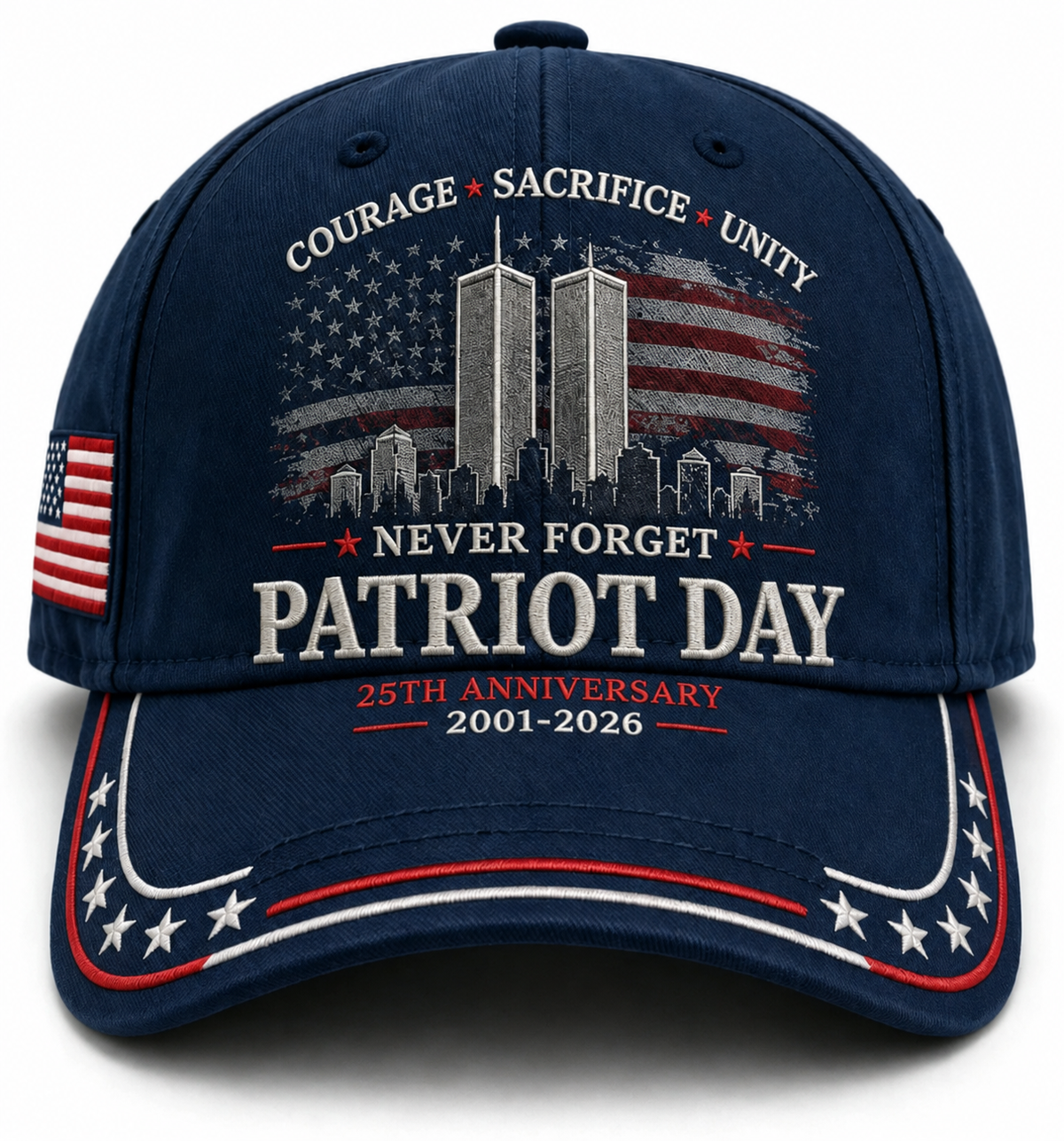 🦅Early Bird 49% OFF🔥Never Forget PATRIOT DAY 25th Anniversary Memorial Cap