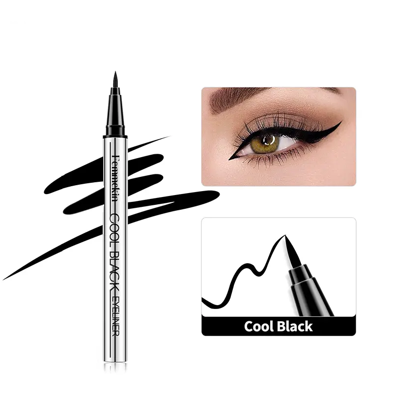 Cool Black/Brown Waterproof Eyeliner | 24hr Long-Lasting, One stoke forming