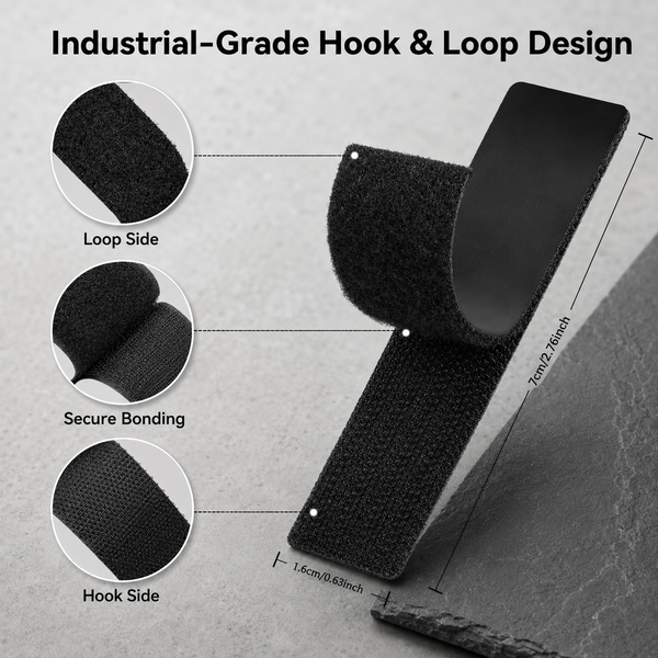 Heavy Duty Waterproof Double Sided Hook and Loop Strips