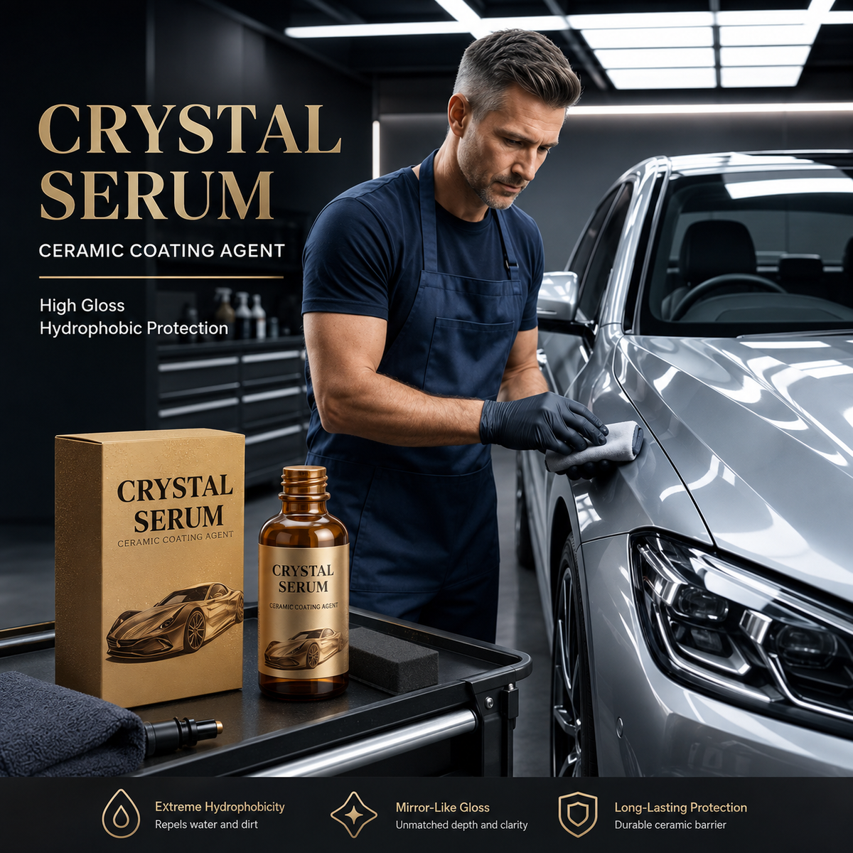 Car Ceramic Coating Agent – Glass Shield Pro 100 ml