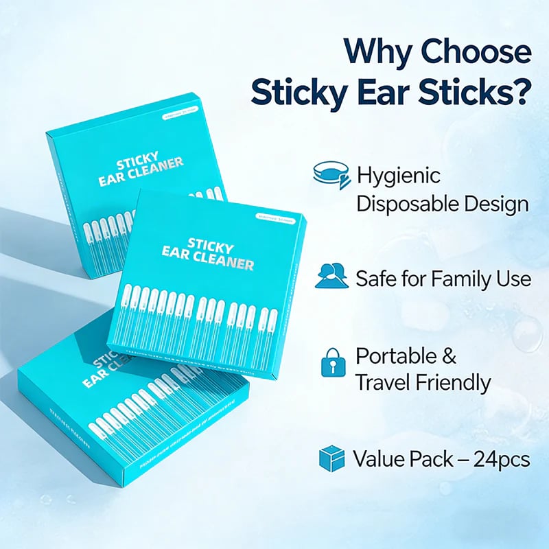 Gentle Ear Cleaning Sticks for Daily Care