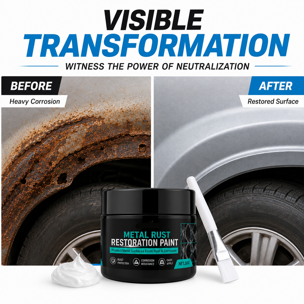 Rust Repair Paste for Metal – Protective Coating
