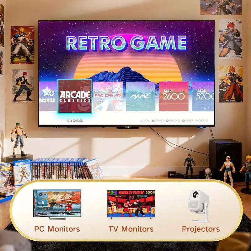 Upgraded Retro Game Stick 4K HDMI Console with 40000 Classic Games
