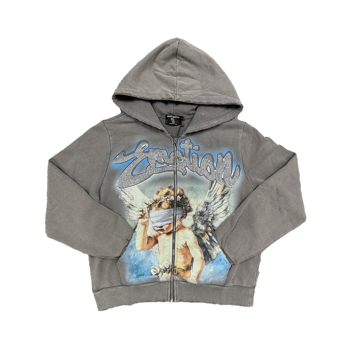 Femmekin Vintage Wash Statement Zip Hoodie