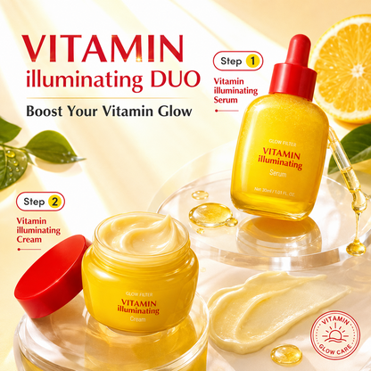 Vitamin Brightening Serum & Cream Duo