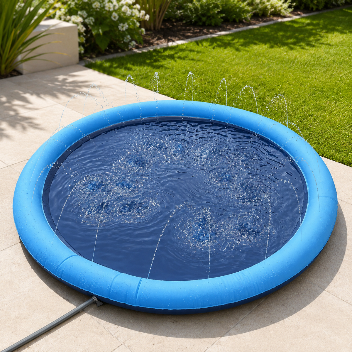 Outdoor Water Sprinkler Splash Pad for Dogs and Cats