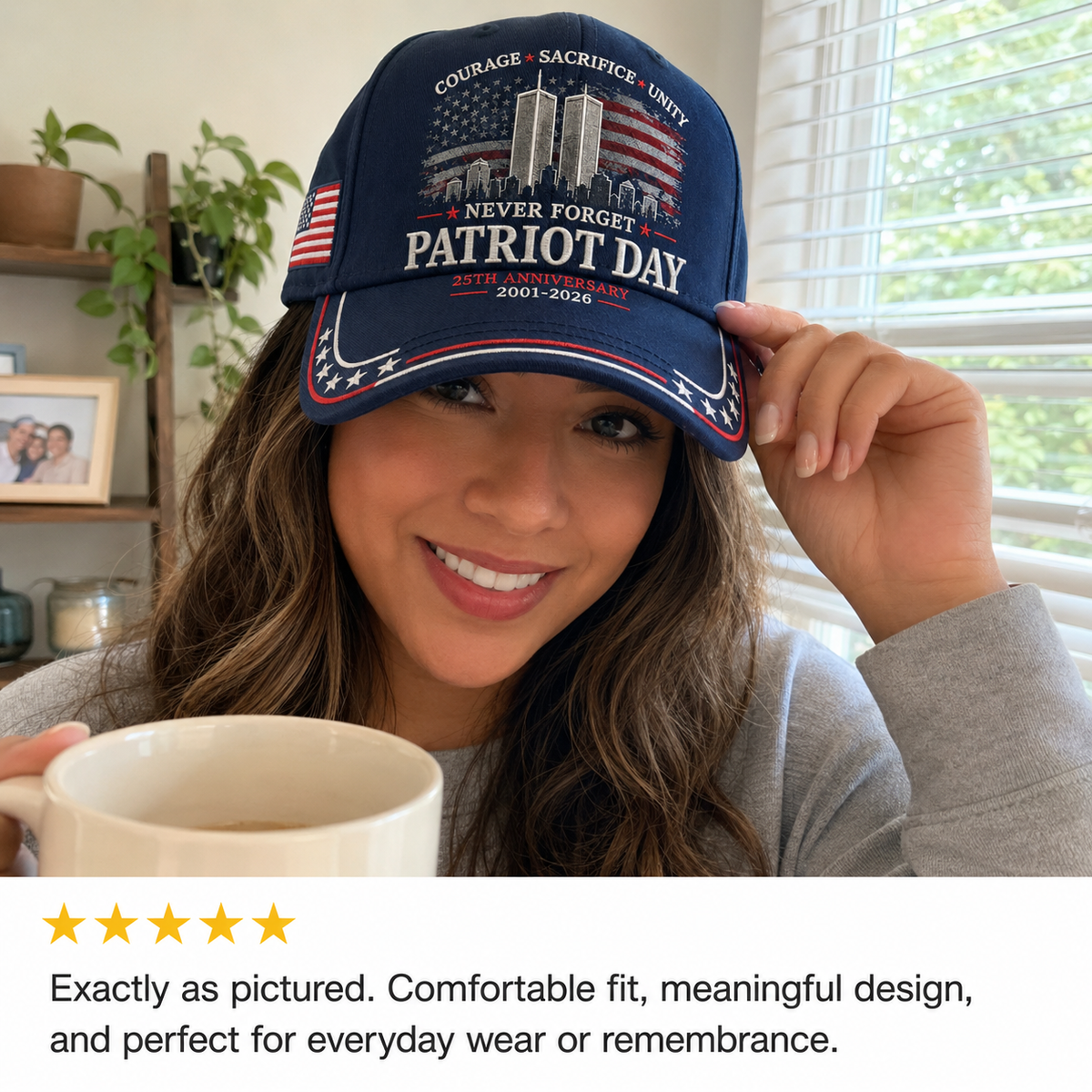 🦅Early Bird 49% OFF🔥Never Forget PATRIOT DAY 25th Anniversary Memorial Cap